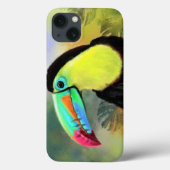 トロピカルトコトゥーカン鳥iPhoneケース Case-Mate iPhoneケース (裏面)