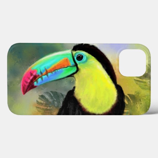 トロピカルトコトゥーカン鳥iPhoneケース Case-Mate iPhoneケース (裏面 (横))