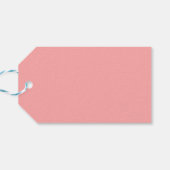 トロピカルトリプレットフラミンゴパーソナライズされたサンキュー ギフトタグ (裏面横)