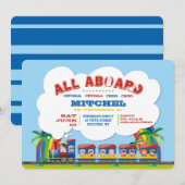 トロピカルトレインのご招待 招待状 (正面/裏面)