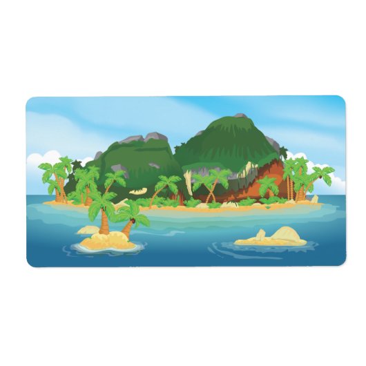 トロピカルトレジャーアイランド ラベル (正面)