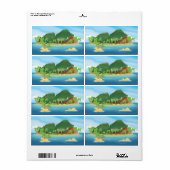 トロピカルトレジャーアイランド ラベル (フルシート)