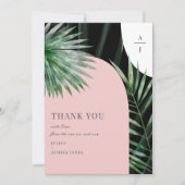 トロピカルト結婚ラムの写真 サンキューカード (正面)