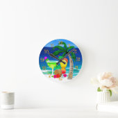 トロピカルドリンクウォールクロック ラウンド壁時計 (ホーム)