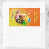 トロピカルドリンクカスタムのシール 長方形シール (バッグ)