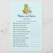 トロピカルドリンクカップルのシャワートリビアゲーム (正面)