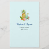 トロピカルドリンクカップルのシャワートリビアゲーム (裏面)