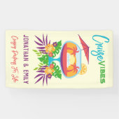 トロピカルドリンククルーズバイブクルーズドアマーカー 横断幕 (横)