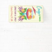 トロピカルドリンククルーズバイブクルーズドアマーカー 横断幕 (インサイチュ)