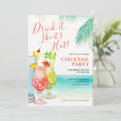 トロピカルドリンクサマーカクテルパーティー 招待状 (スタンド正面)