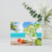 トロピカルドリンクハガキ ポストカード (スタンド正面)