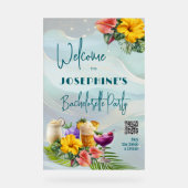 トロピカルドリンクバチェロレッテ アクリルサイン (正面)