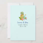 トロピカルドリンクブライダルシャワーゲーム 招待状 (裏面)