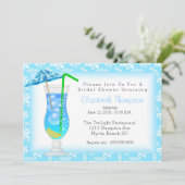 トロピカルドリンクブライダルシャワー招待 招待状 (スタンド正面)