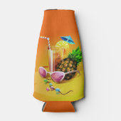 トロピカルドリンク名前をカスタムするボトルクール ボトルクーラー (正面)