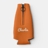 トロピカルドリンク名前をカスタムするボトルクール ボトルクーラー (裏面)