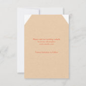 トロピカルドリンク目的地の結婚式の日付を保存 セーブザデート (裏面)