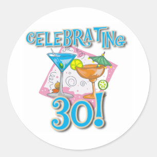 トロピカルドリンク祝ズ30 ラウンドシール