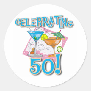 トロピカルドリンク祝ズ50 ラウンドシール