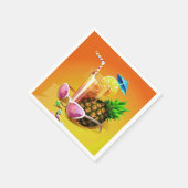 トロピカルドリンク紙ナプキン スタンダードカクテルナプキン (角)