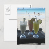 トロピカルドリンク ポストカード (正面/裏面)