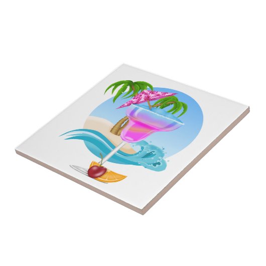 トロピカルドリンク – SRF タイル (側面)