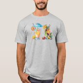 トロピカルドリンクTシャツ Tシャツ (正面)