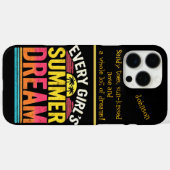 トロピカルドリームグラフィック Case-Mate iPhoneケース (裏面 (横))