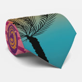 トロピカルドリームサンセットミニマモダンリスト ネクタイ (ロール)