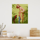 トロピカルドレッシングピンアップ ポスター (キッチン)