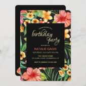 トロピカルナイトの招待状 招待状 (正面/裏面)