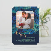 トロピカルナイトウェディングアニバーサリーパーティー 招待状 (スタンド正面)