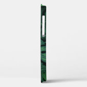 トロピカルナイトグリーン:エキゾチックな植物パターン Case-Mate iPhoneケース (裏面 / 左)