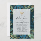 トロピカルナイトバーチャルシャワー招待状 招待状 (正面)