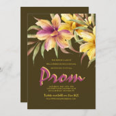 トロピカルナイトプロム招待状 招待状 (正面/裏面)