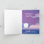 トロピカルナイト感謝ウェディングカード サンキューカード (内部)