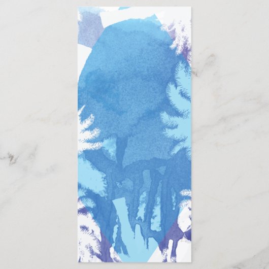 トロピカルナイト結婚のメニューカード メニュー (裏面)