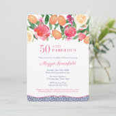 トロピカルナイト50と素晴らしい50th誕生日パーティー 招待状 (スタンド正面)