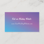 トロピカルナイトWeb結婚サイトのカード エンクロージャーカード (裏面)