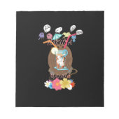 トロピカルネイチャーズバウンティ» Coコナッツレモネードアート ノートパッド (正面)