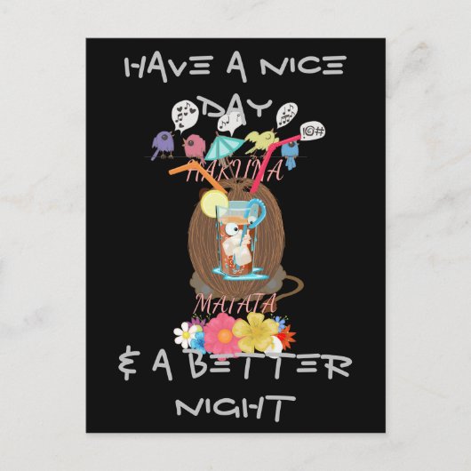 トロピカルネイチャーズバウンティ» Coコナッツレモネードアート ポストカード (正面)