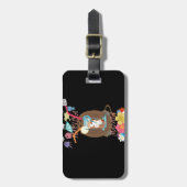 トロピカルネイチャーズバウンティ» Coコナッツレモネードアート ラゲッジタグ (正面縦)