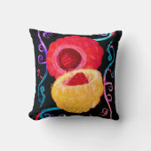 トロピカルネオン鮮やかフルーツデザイン クッション (正面)