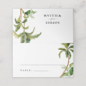 トロピカルネームカード座席表 プレイスカード (外部開封)