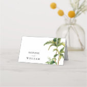 トロピカルネームカード座席表 プレイスカード (裏面)