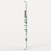 トロピカルハイビスカスの水彩とモノグラム Case-Mate iPhoneケース (裏面/右)