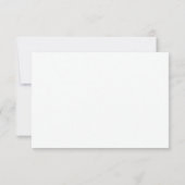 トロピカルハイビスカスの結婚式RSVP 出欠カード (裏面)