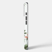 トロピカルハイビスカスの花のモノグラムアイランドデザイン Case-Mate iPhoneケース (裏面 / 左)