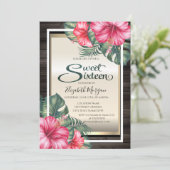 トロピカルハイビスカスウッドスウィート16 招待状 (スタンド正面)