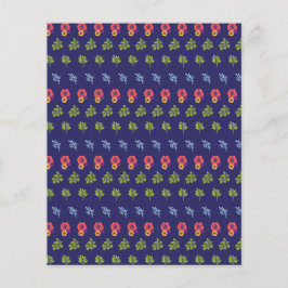 トロピカルハイビスカスグリーンパターンスクラップブック作り紙